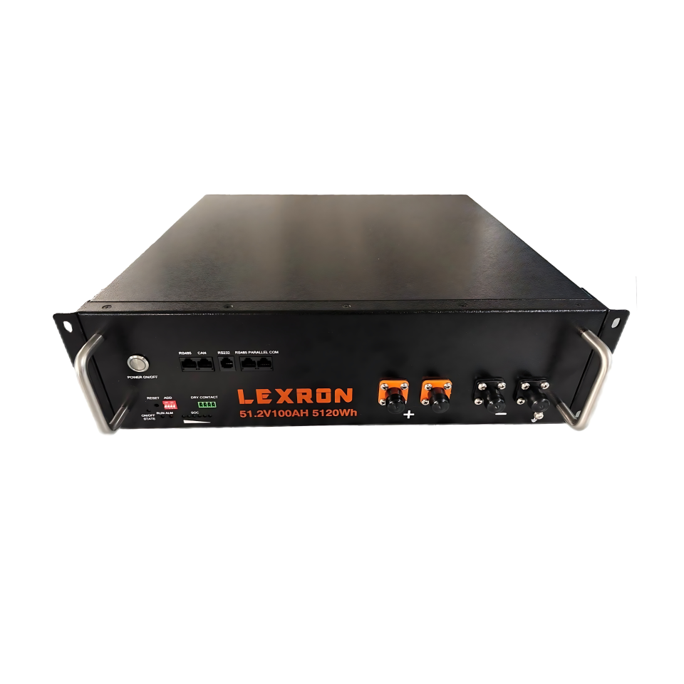 Lexron 51.2V 100Ah Premium Series LiFePO4 Lityum Akü