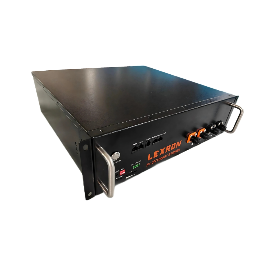 Lexron 51.2V 100Ah Premium Series LiFePO4 Lityum Akü