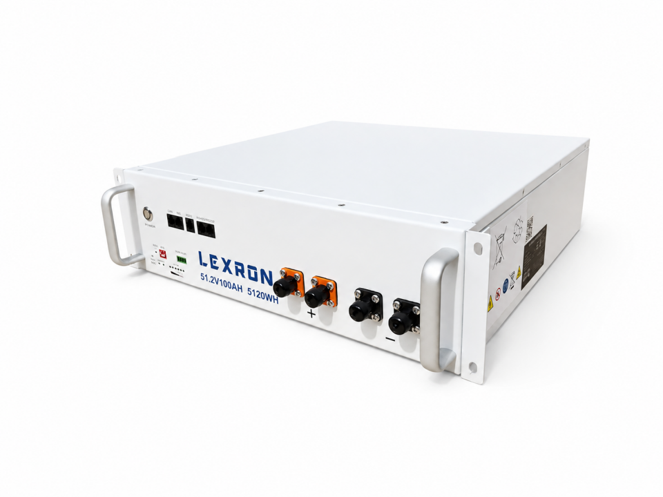 Lexron 51.2V 100Ah Premium Series LiFePO4 Lityum Akü