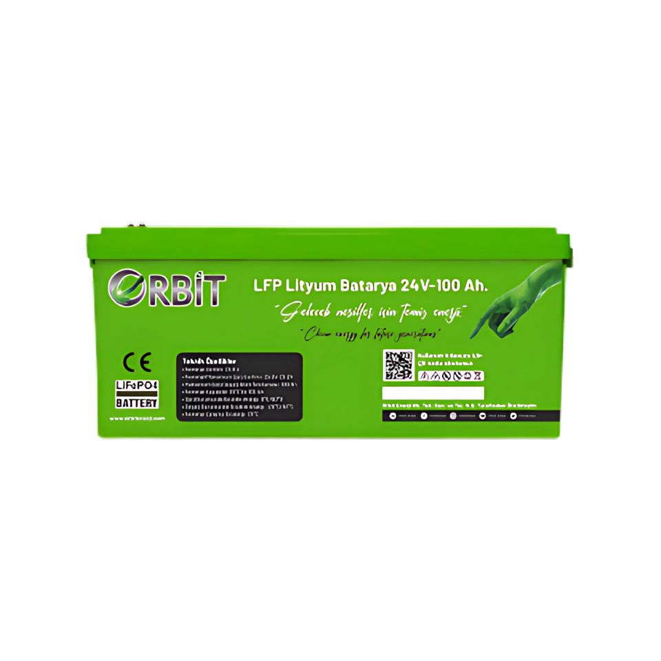 Orbit 24V 100Ah LiFePO4 Lityum Akü