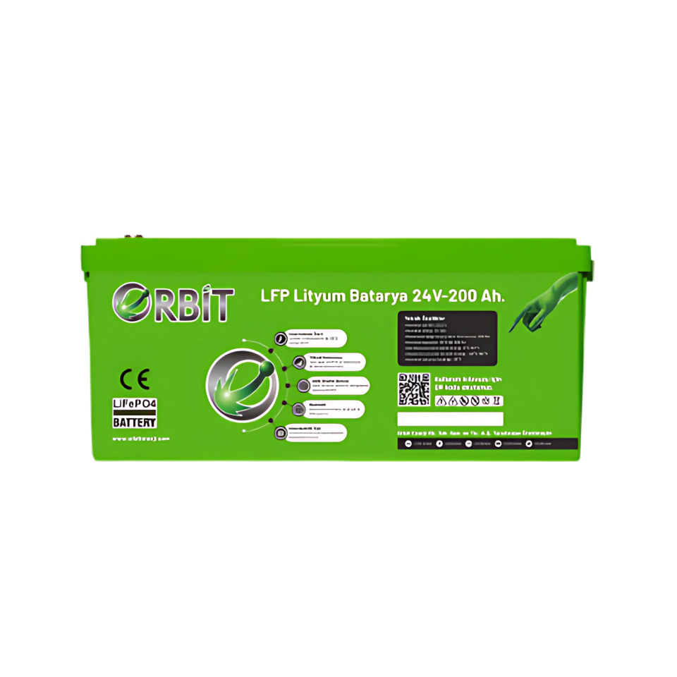 Orbit 24V 210Ah LiFePO4 Lityum Akü