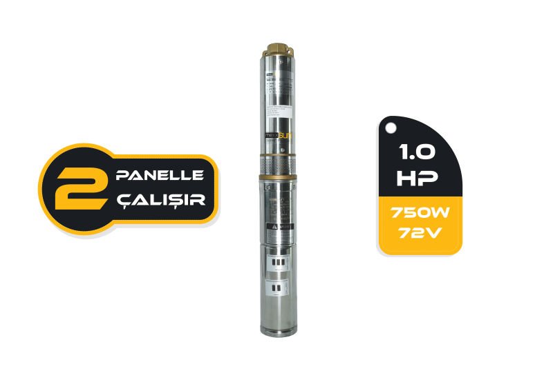 Mexxsun DC Pompa 1 Hp / 750W / 72V