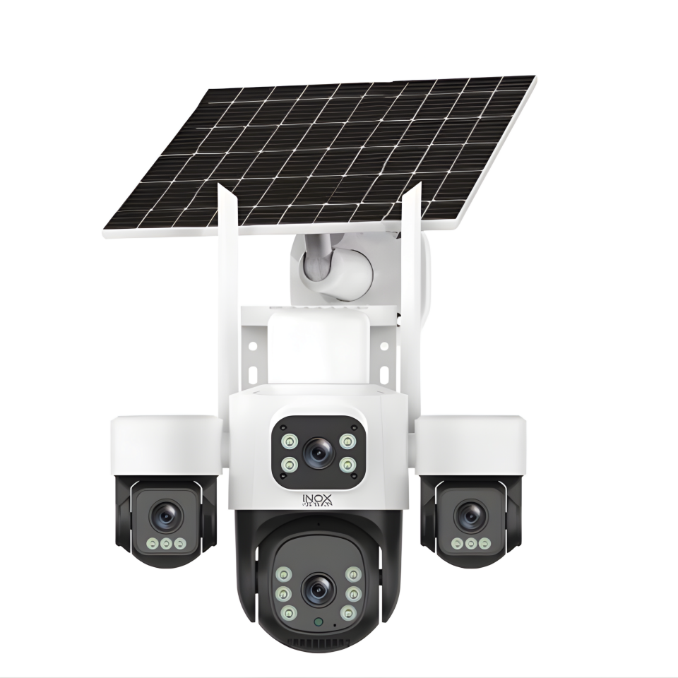 Inox Digital X14 AOV 4G E-Simli 4 Kameralı Güneş Enerjili Güvenlik Kamerası