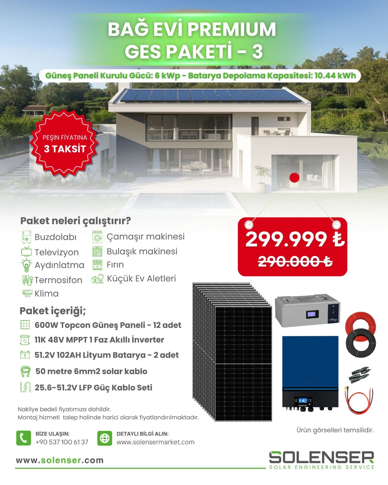 Bağ Evi Premium GES Paketi - 3