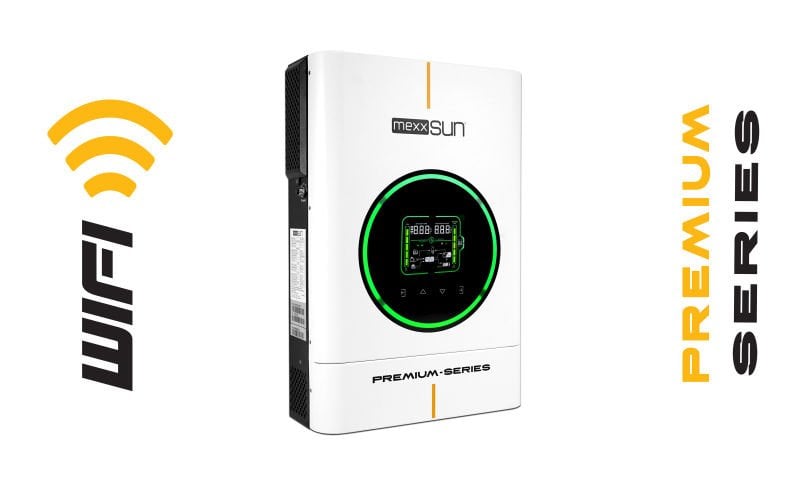 Mexxsun Premium 24V 4kW MPPT Akıllı İnverter (Wi-Fi/ Dual Output)