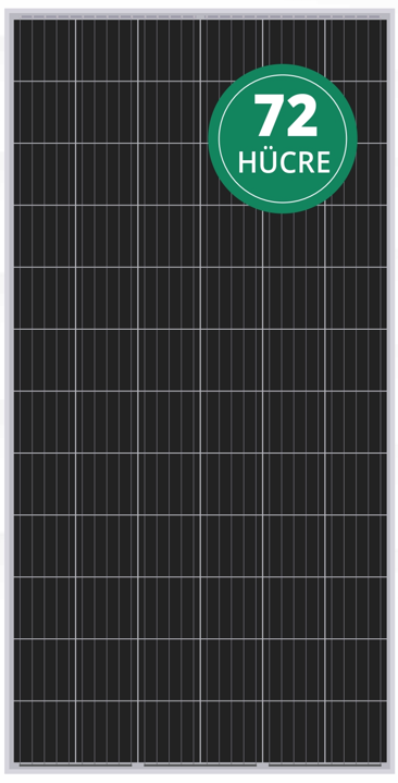 Phono Solar 395W Yüksek Verimli 72 Hücreli Monokristal Güneş Paneli