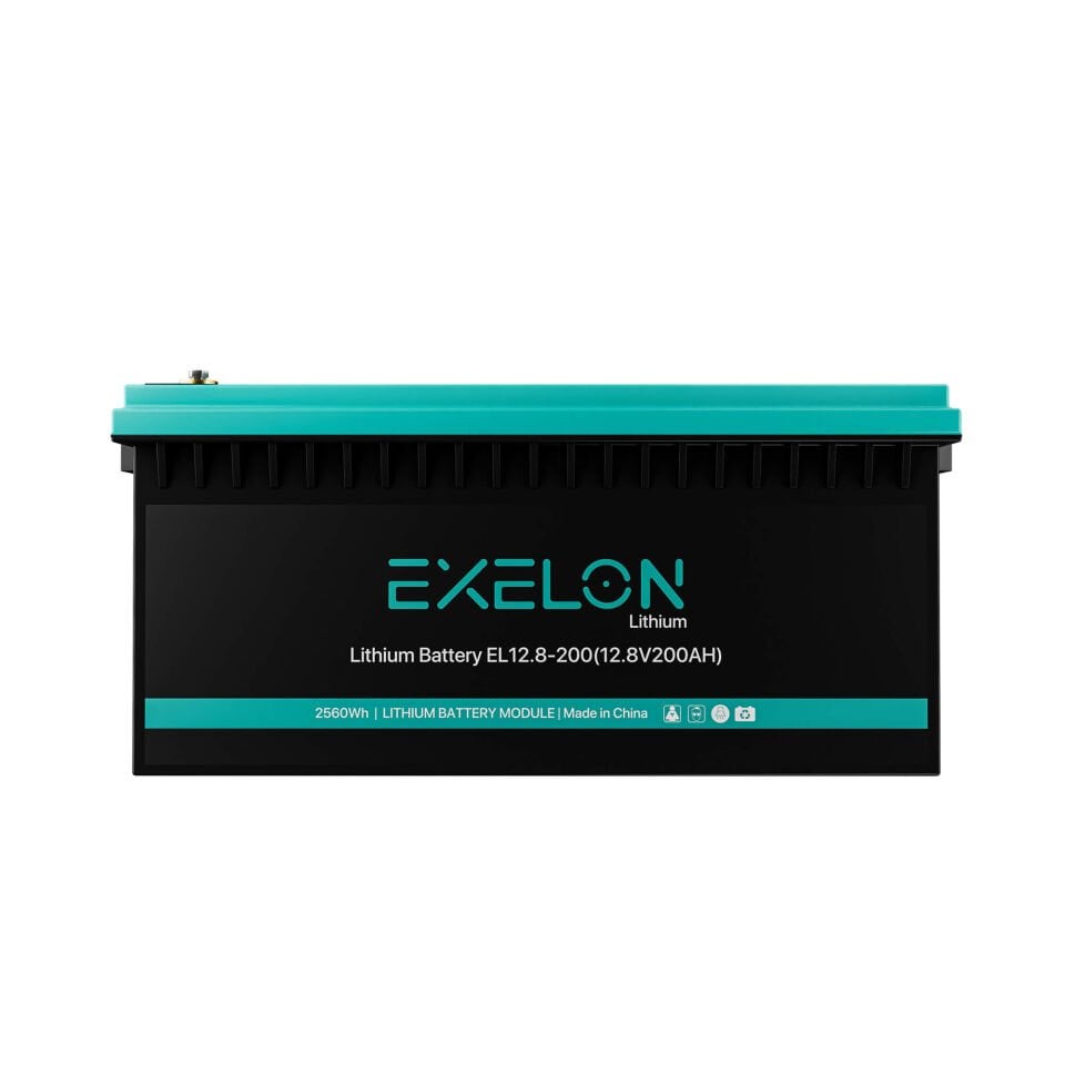 Exelon 12.8V 200Ah Lityum (LiFePO4) Batarya
