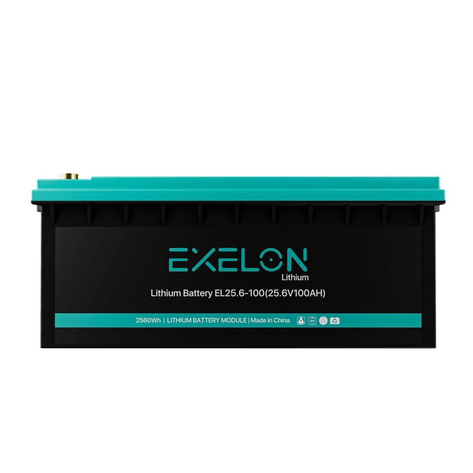 Exelon 25.6V 100Ah Lityum (LiFePO4) Batarya