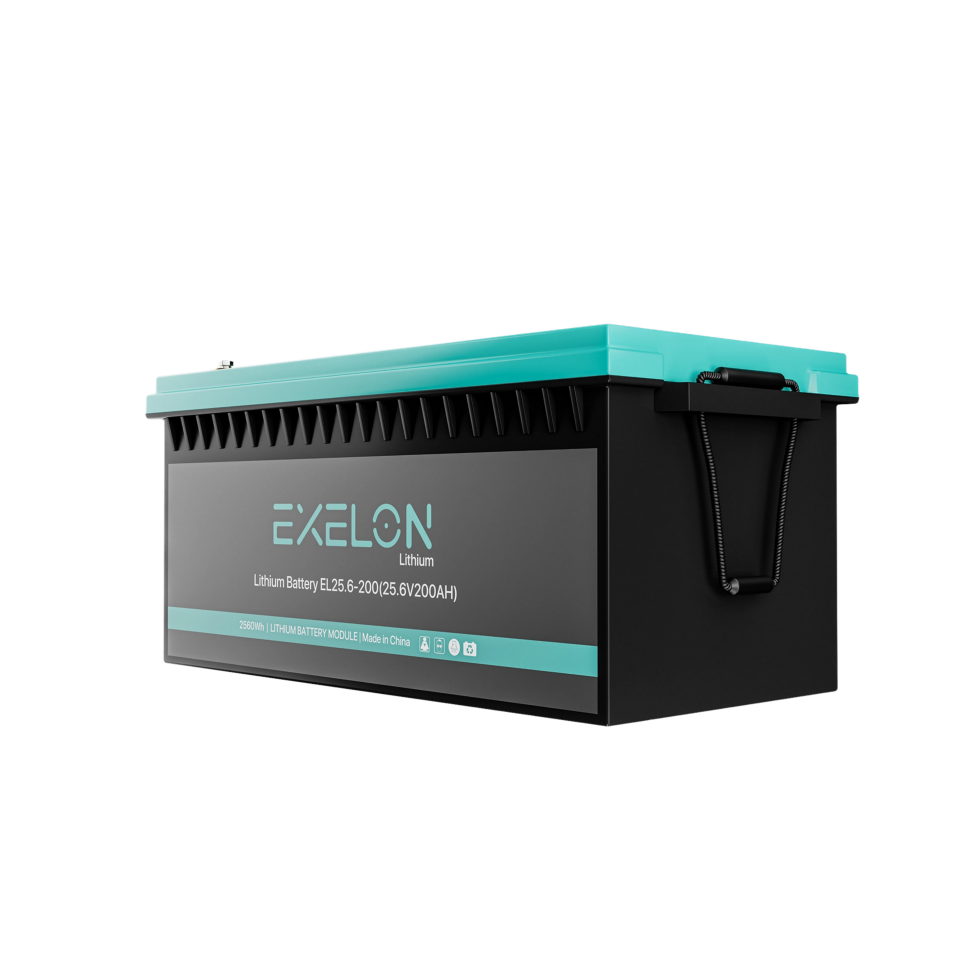 Exelon 25.6V 200Ah Lityum (LiFePO4) Batarya
