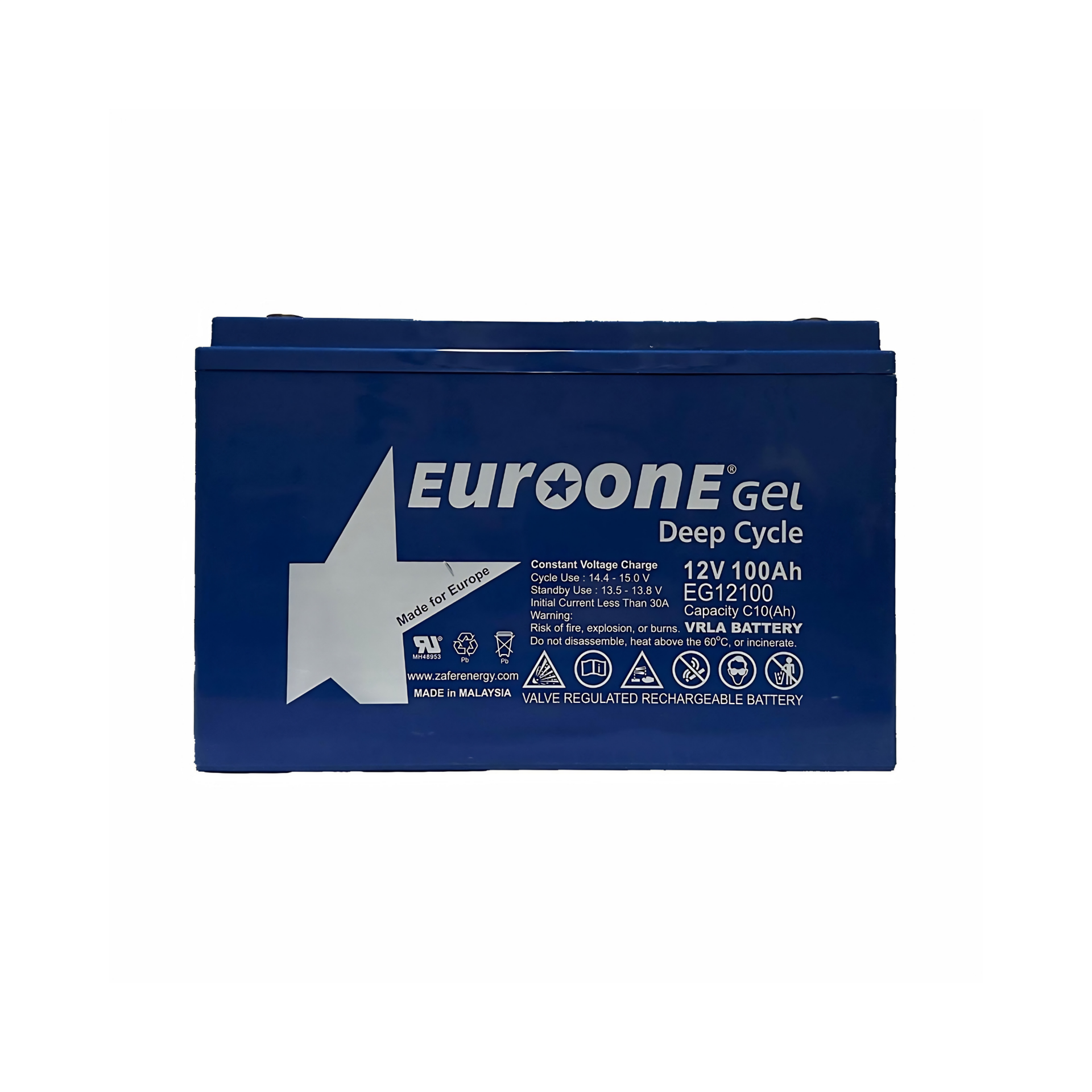 Euroone 12V 100Ah Deep Cycle Jel Akü