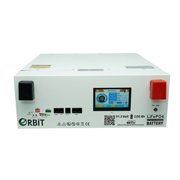 Orbit 51.2 V 100 Ah LiFePO4 Lityum Akü
