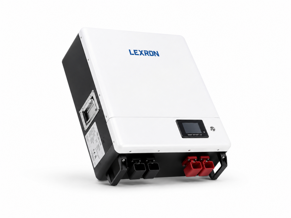 Lexron 51.2V 100Ah Premium Series LiFePO4 Duvar Tipi Lityum Akü