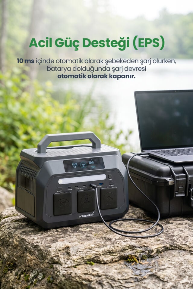 GoboEnergy P800 512Wh Taşınabilir Güç Kaynağı