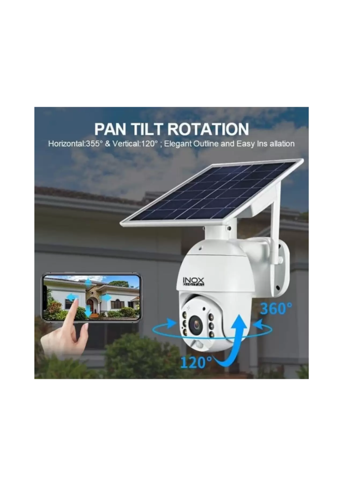 İnox Digital INOX-216IPC Speed Dome 3MP Güneş Enerjili Güvenlik Kamerası