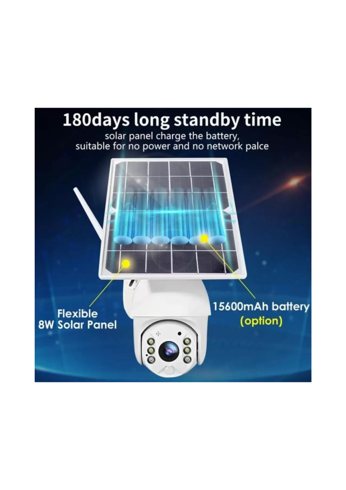 İnox Digital INOX-216IPC Speed Dome 3MP Güneş Enerjili Güvenlik Kamerası