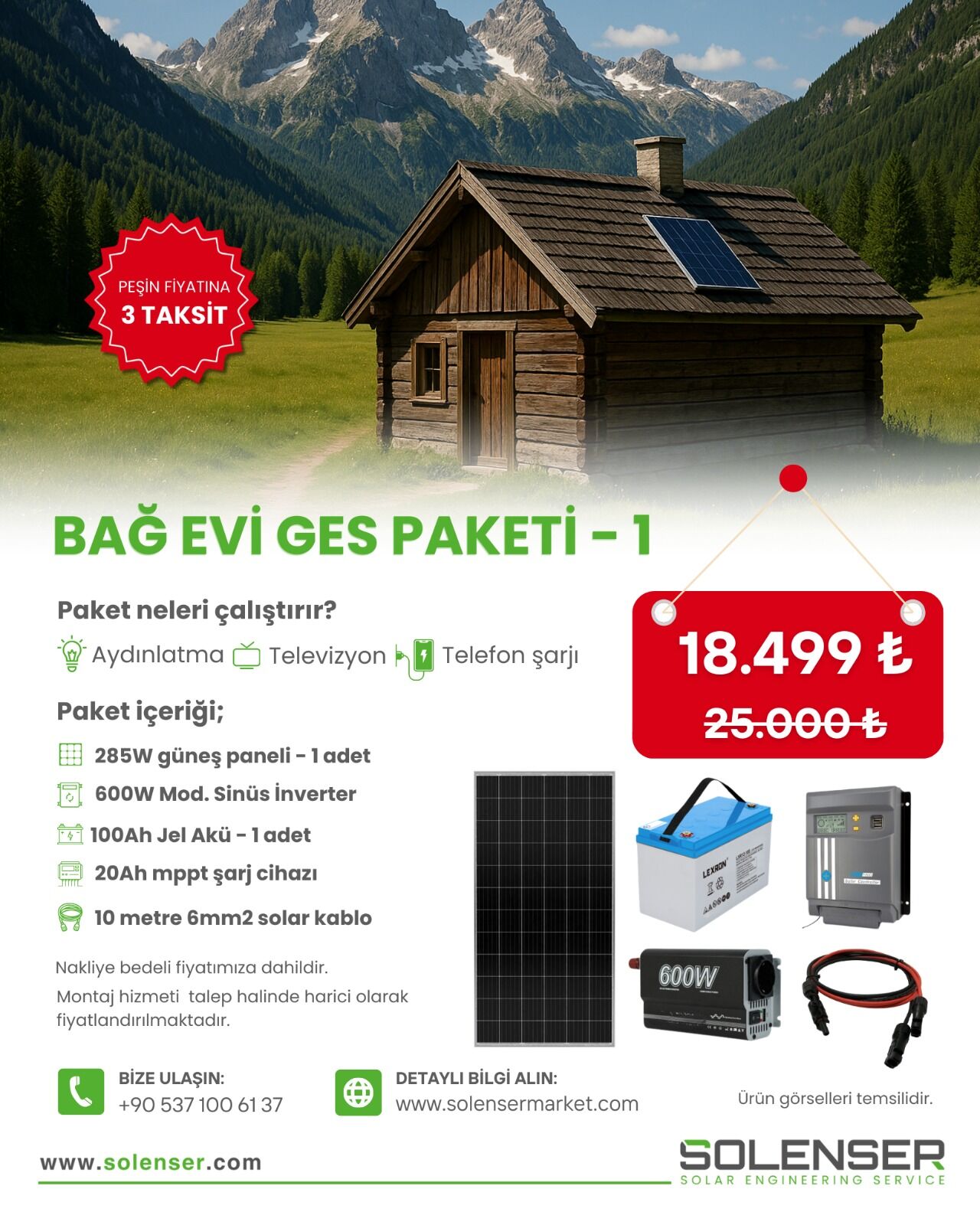 Bağ Evi GES Paketi - 1