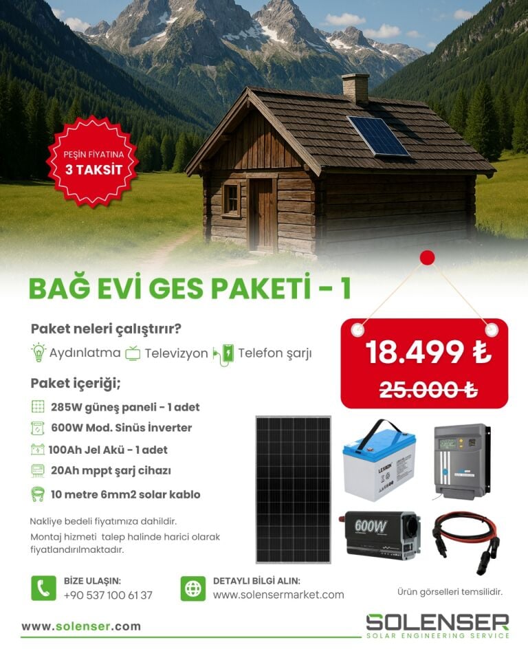 Bağ Evi GES Paketi - 1