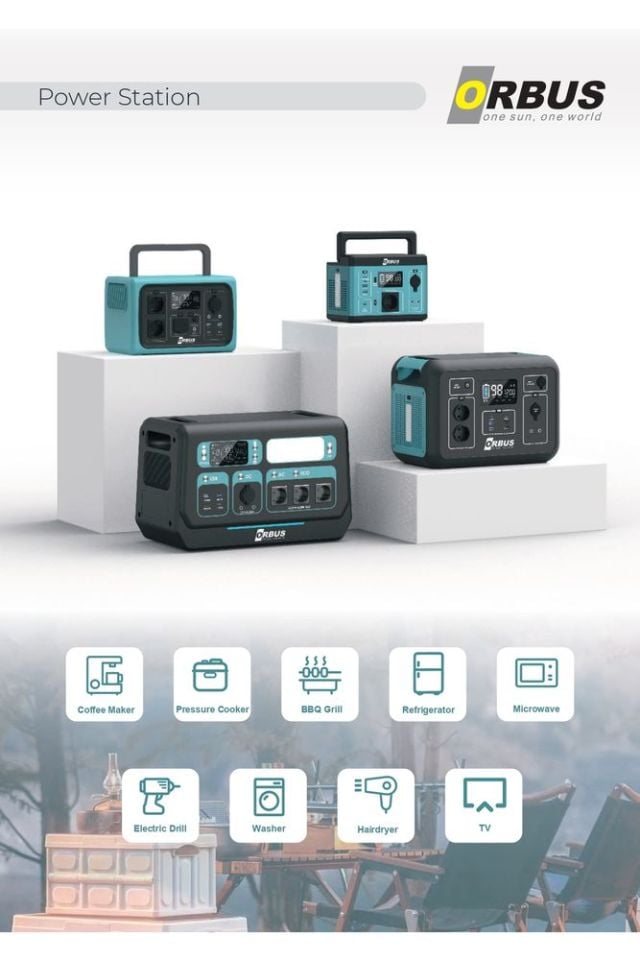 ORBUS 300W(296Wh) Power Station Taşınabilir Güç Kaynağı