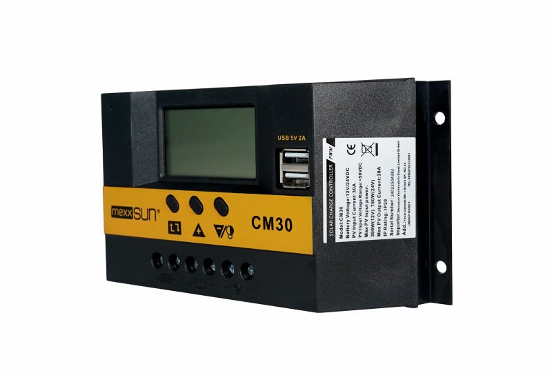Mexxsun 12/24V 30Ah PWM Şarj Kontrol Cihazı