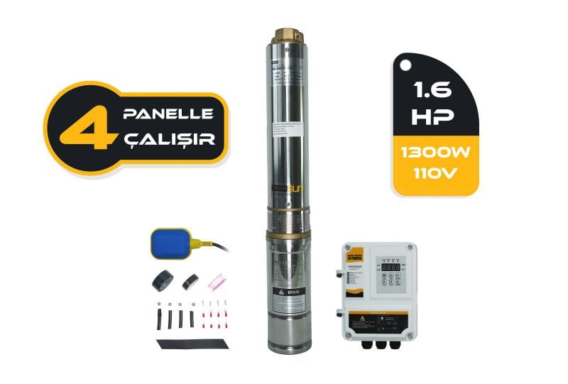 Mexxsun DC Pompa 1.6Hp / 1300W / 110V  (4DC6-112-110-1300)