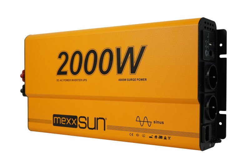 Mexxsun 12V 2000W Tam Sinüs UPS (Remote Ekran) İnverter