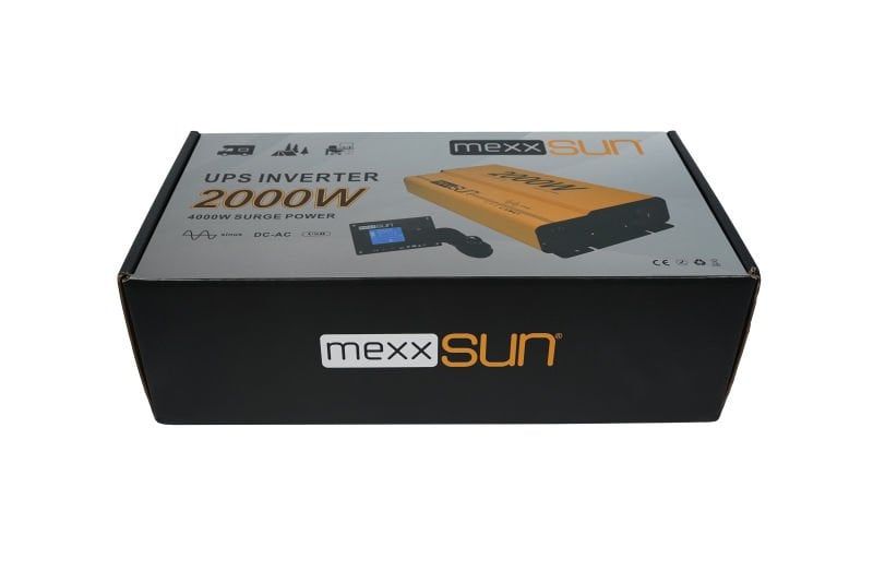 Mexxsun 12V 2000W Tam Sinüs UPS (Remote Ekran) İnverter