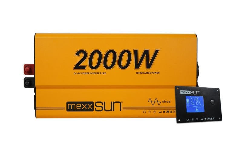 Mexxsun 12V 2000W Tam Sinüs UPS (Remote Ekran) İnverter