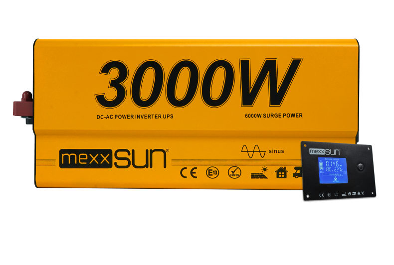 Mexxsun 12V 3000W Tam Sinüs UPS (Remote Ekran) İnverter