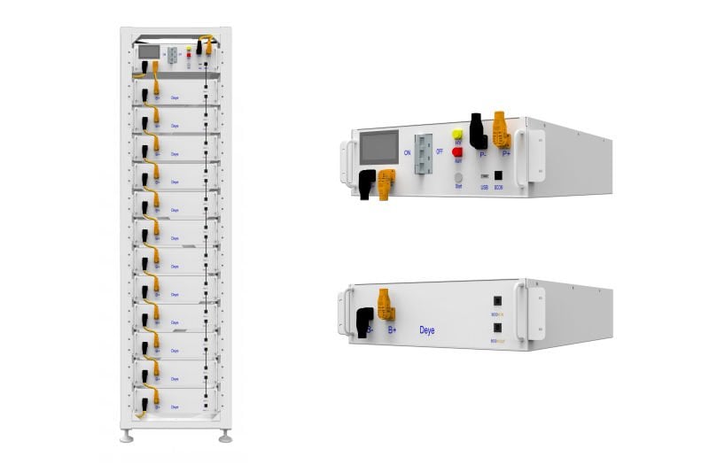 Deye 61.44 kWh Yüksek Voltaj Lityum Akü