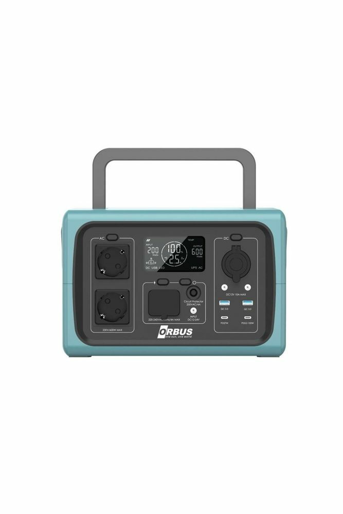 ORBUS 600W(512Wh) Power Station Taşınabilir Güç Kaynağı