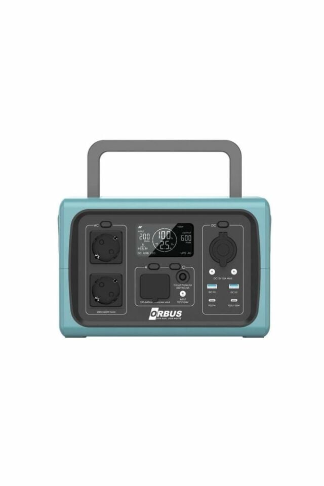 ORBUS 600W(512Wh) Power Station Taşınabilir Güç Kaynağı