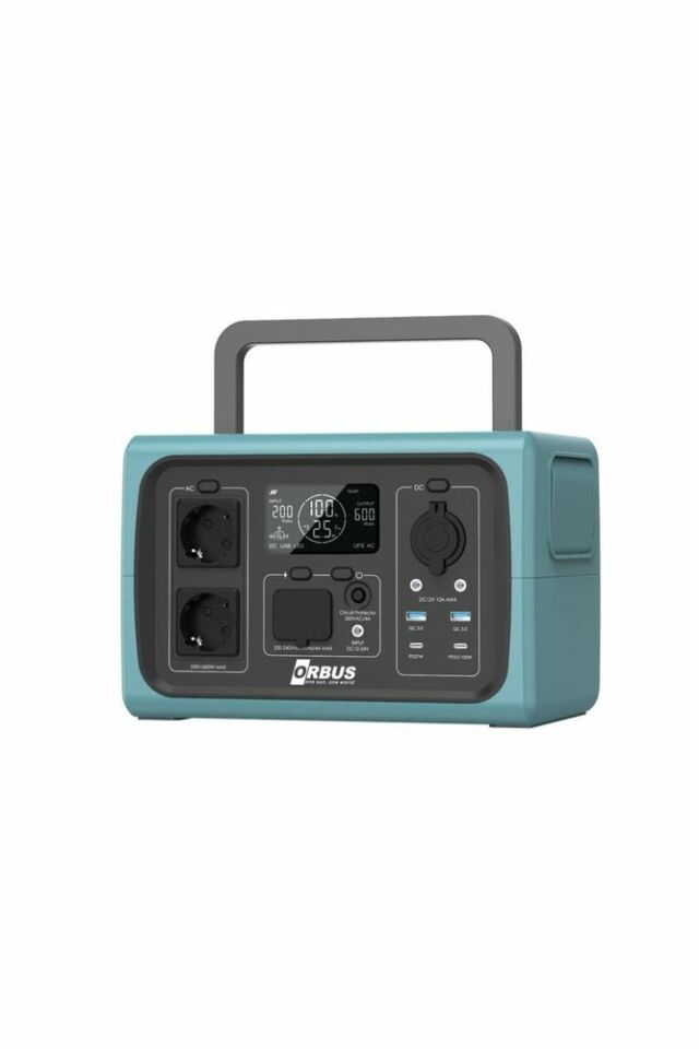 ORBUS 600W(512Wh) Power Station Taşınabilir Güç Kaynağı