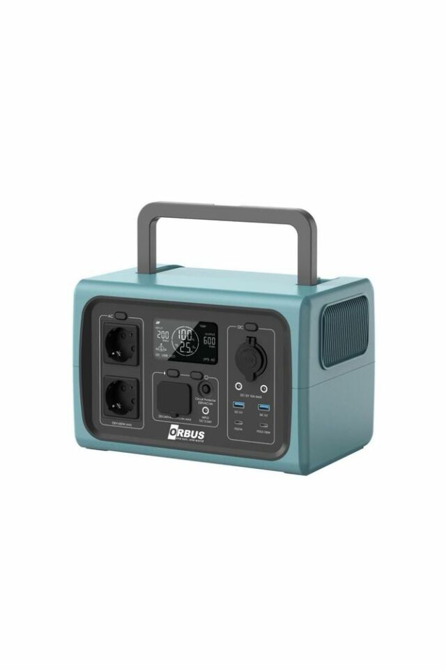ORBUS 600W(512Wh) Power Station Taşınabilir Güç Kaynağı