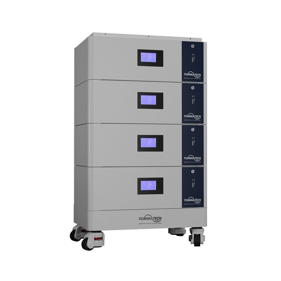TommaTech Modüler Serisi 51.2V 102AH G2 LFP Lityum Batarya