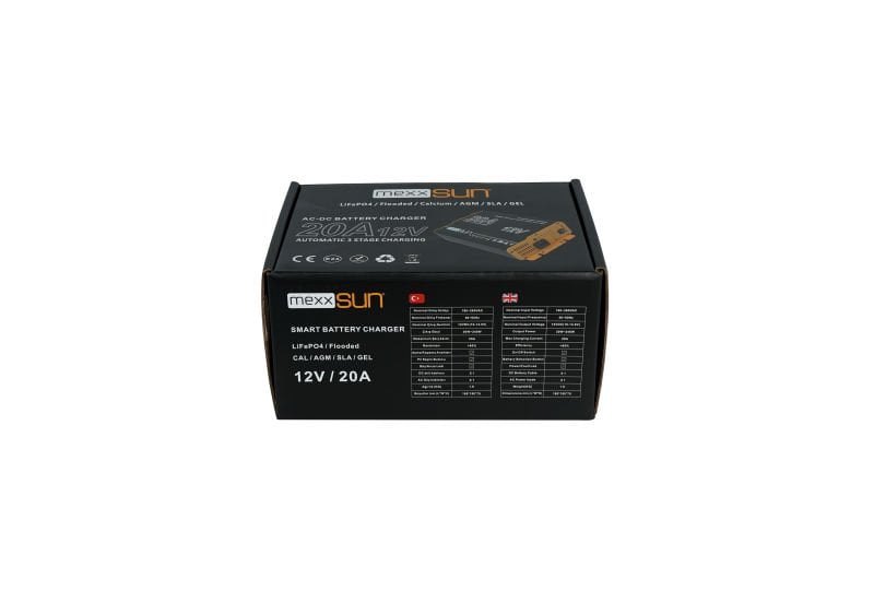 Mexxsun 12V-20A AC-DC Akü Şarj Cihazı