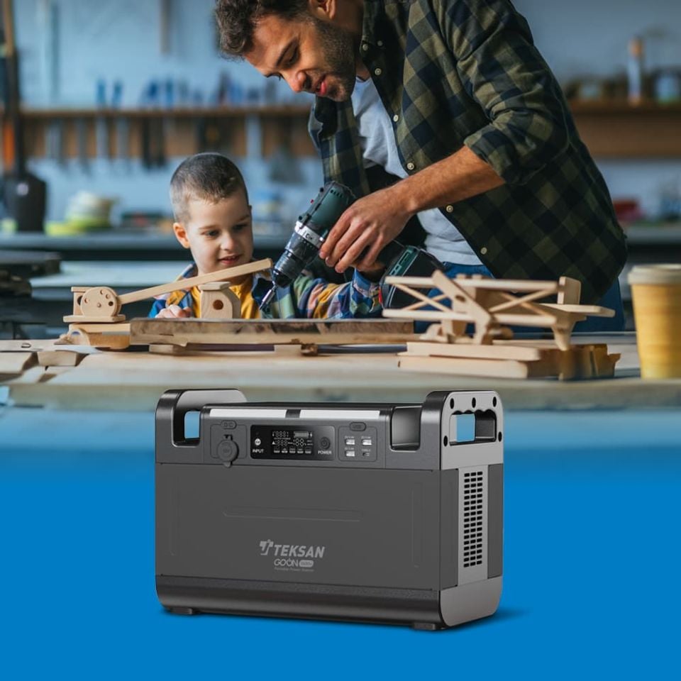 Teksan GoON 1500W (1210Wh) Taşınabilir Güç İstasyonu