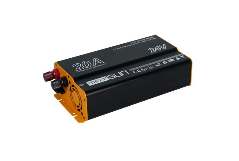 Mexxsun 24V-20A AC-DC Akü Şarj Cihazı