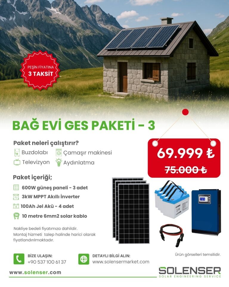 Bağ Evi GES Paketi - 3